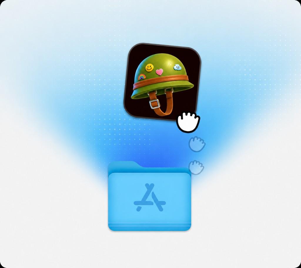 Drag the Trooper icon into your Applications folder